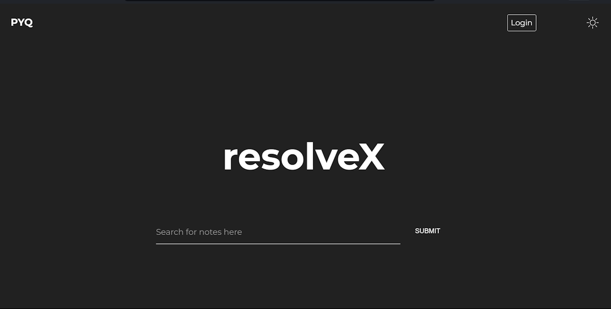 resolveX